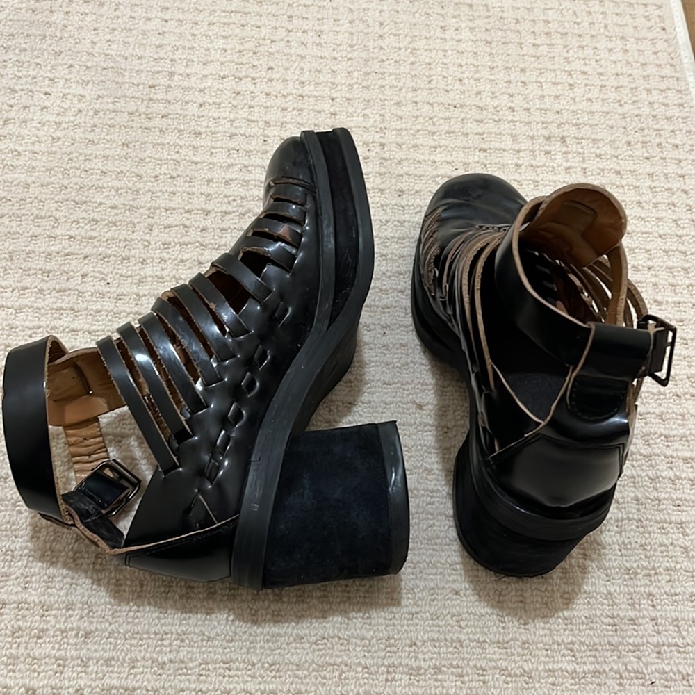 Purified woven leather sandal (36) - Picture 4 of 5